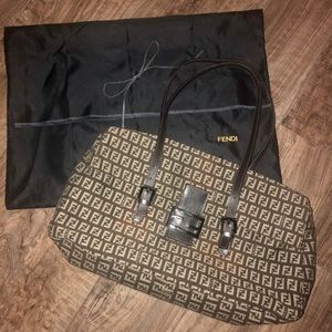 Fendi Zucchino Shoulder Bag